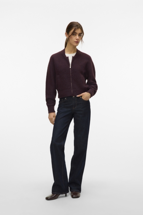 Vero Moda bordeaux dames vest | Model