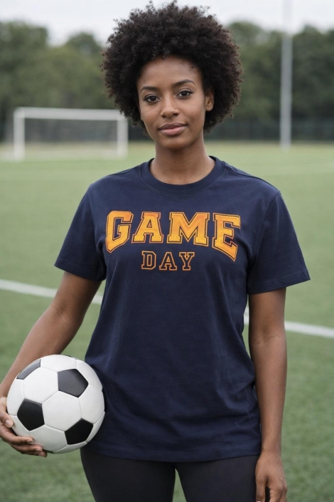 Only oranje dames t-shirt | Sfeerbeeld, In situatie
