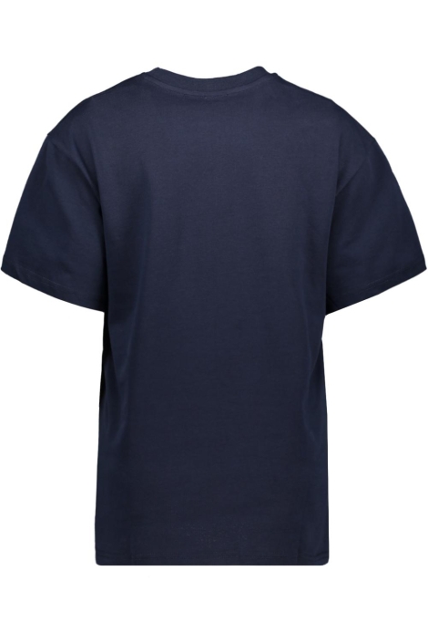 Only blauwe dames t-shirt | Achteraanzicht