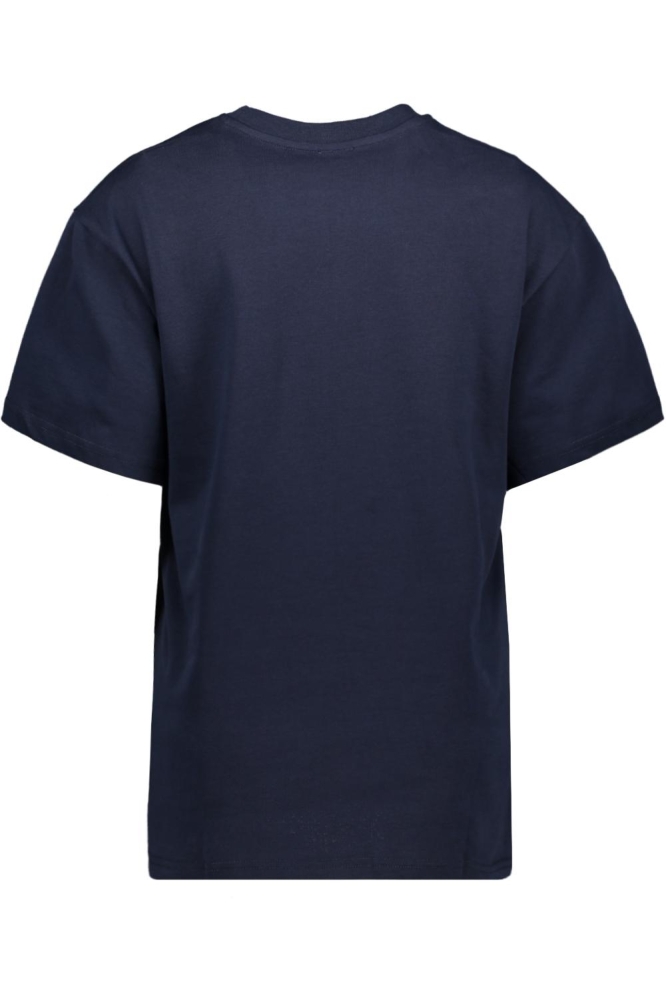 Only blauwe dames t-shirt | Achteraanzicht