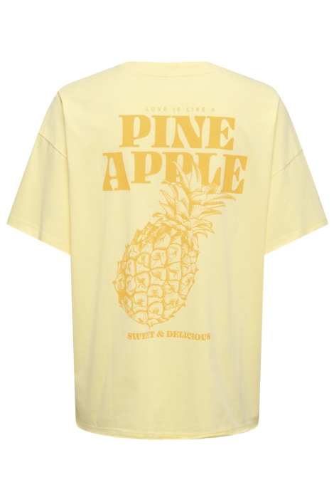 Only gele dames t-shirt | Achteraanzicht