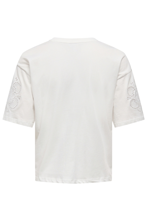 Only witte dames t-shirt | Achteraanzicht