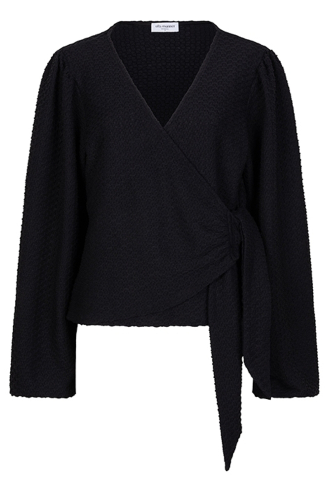 Lofty Manner zwarte dames t-shirt | Vooraanzicht