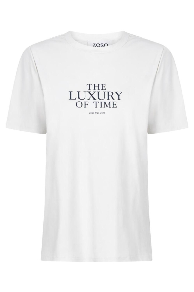 Zoso beige dames t-shirt | Vooraanzicht