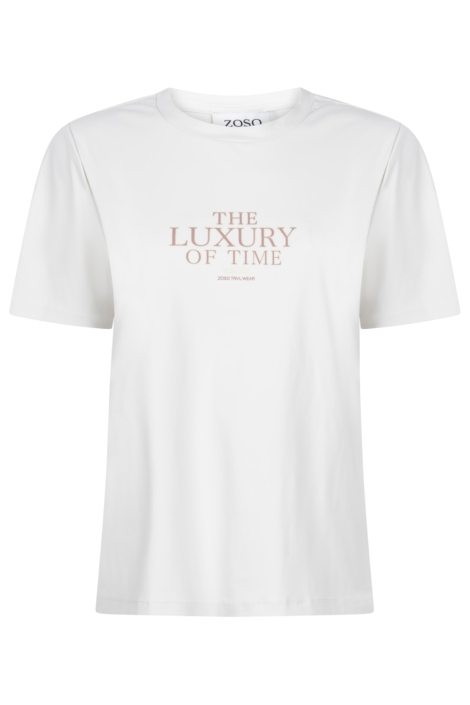 Zoso witte dames t-shirt | Vooraanzicht