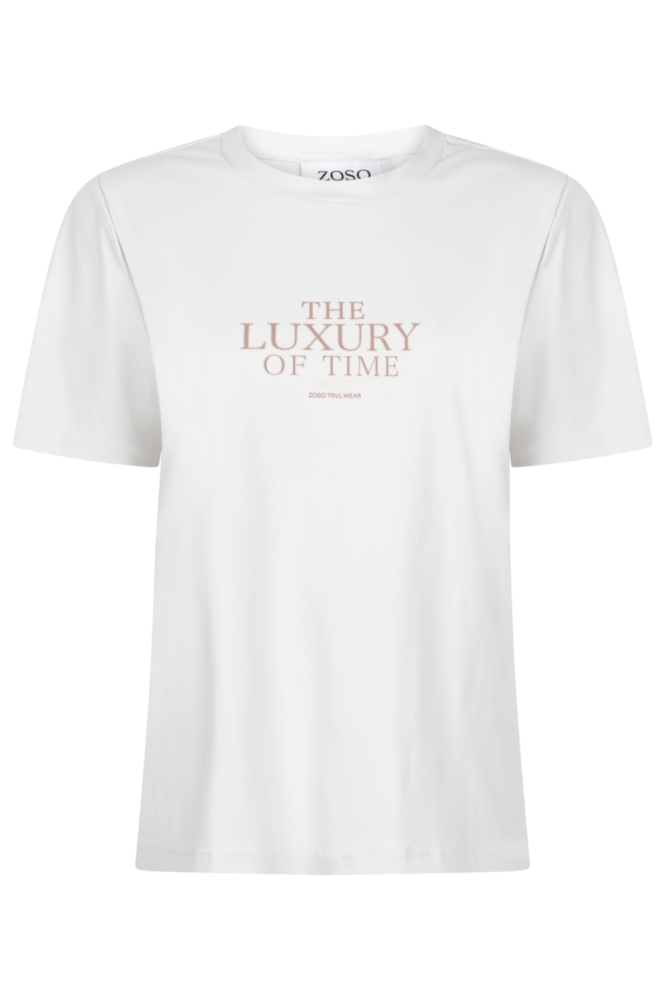Zoso witte dames t-shirt | Vooraanzicht