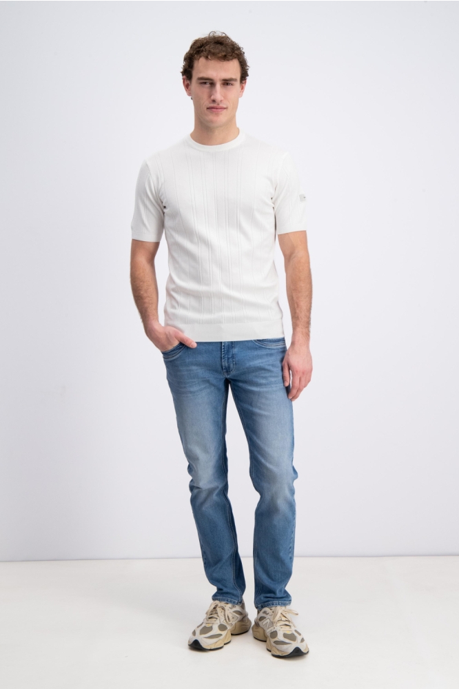 Gabbiano ecru heren t-shirt | Model