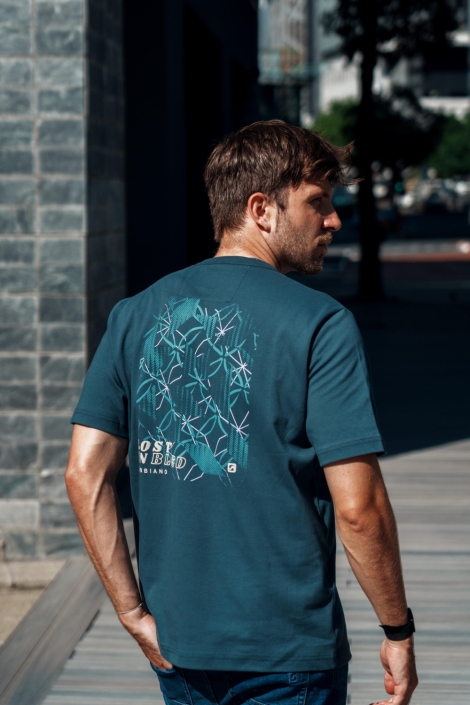 Gabbiano groene heren t-shirt | Sfeerbeeld, In situatie