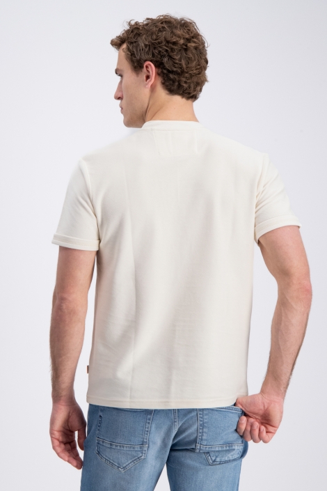 Gabbiano ecru heren t-shirt |