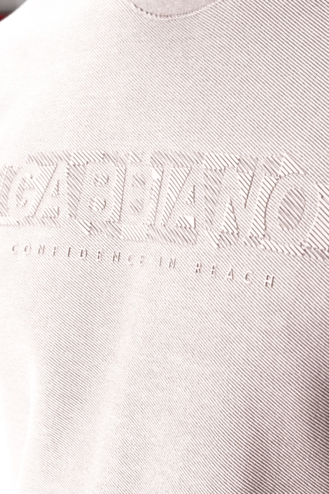 Gabbiano ecru heren t-shirt | Kleurstaal