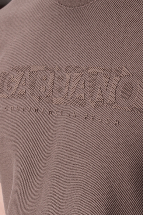 Gabbiano bruine heren t-shirt | Kleurstaal