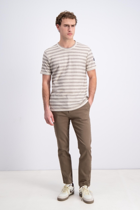 Gabbiano bruine heren t-shirt | Model