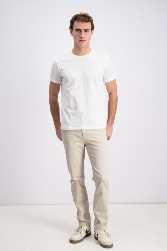 Gabbiano ecru heren t-shirt | Model