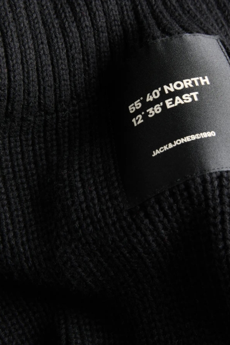 Jack & Jones zwarte heren vest | Close up