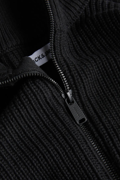 Jack & Jones zwarte heren vest | Close up