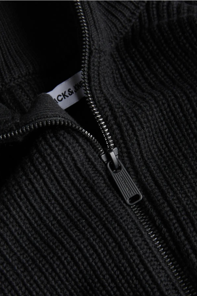 Jack & Jones zwarte heren vest | Close up