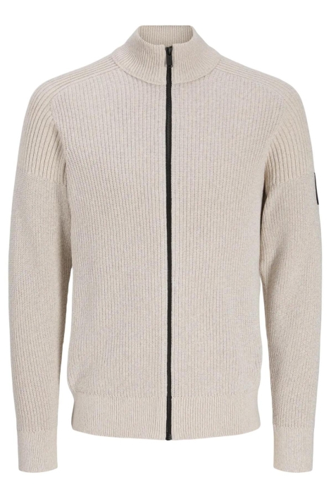 Jack & Jones beige heren vest | Vooraanzicht
