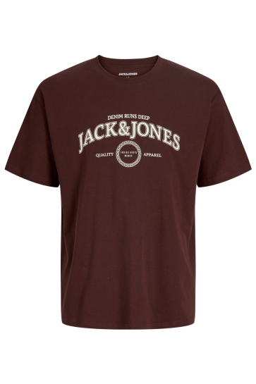 Jack & Jones jjjam tee ss crew neck Bruin