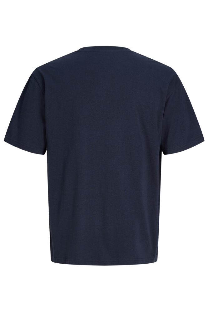 Jack & Jones blauwe heren t-shirt | Achteraanzicht