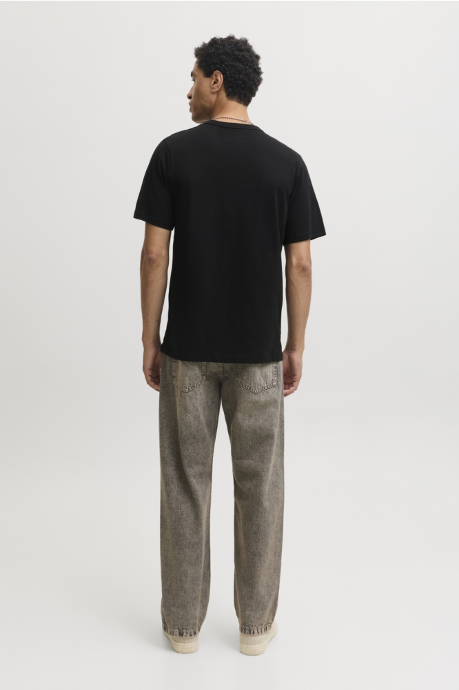Jack & Jones zwarte heren t-shirt | Model achteraanzicht