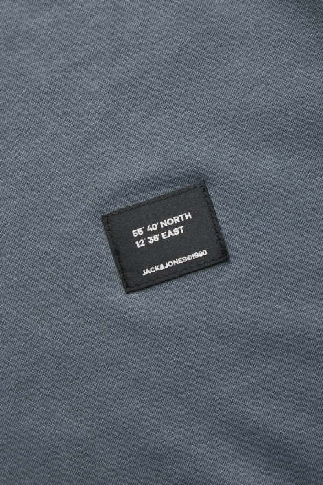 Jack & Jones blauwe heren t-shirt | Close up