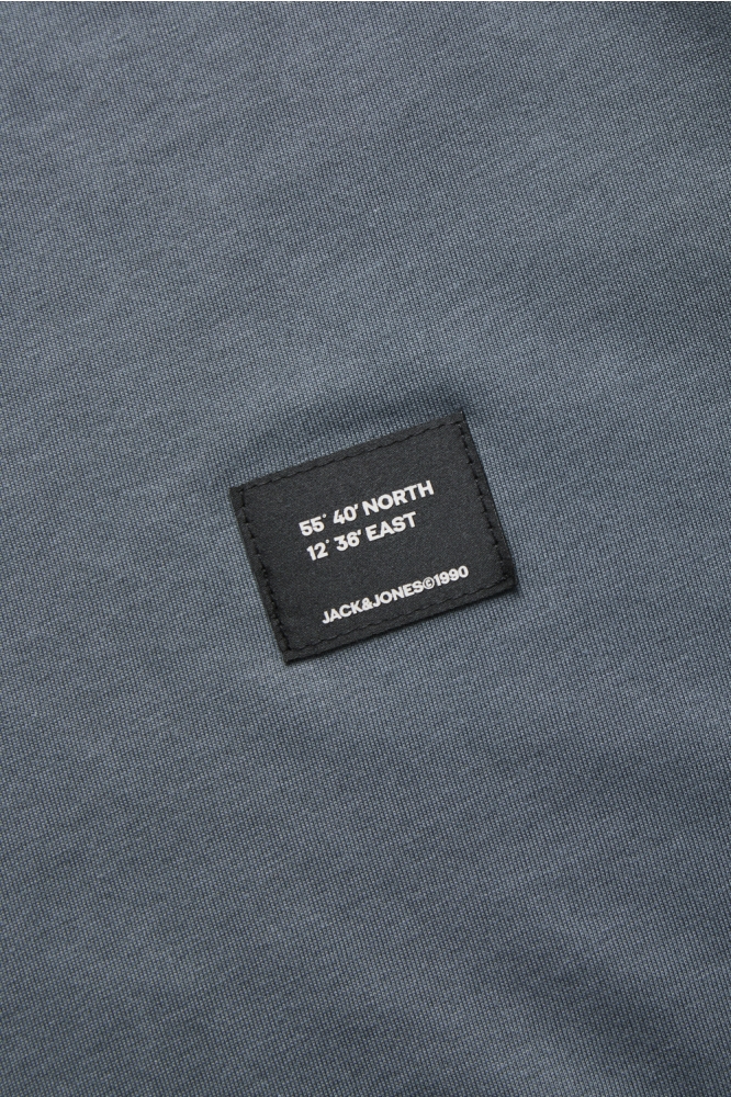 Jack & Jones blauwe heren t-shirt | Close up