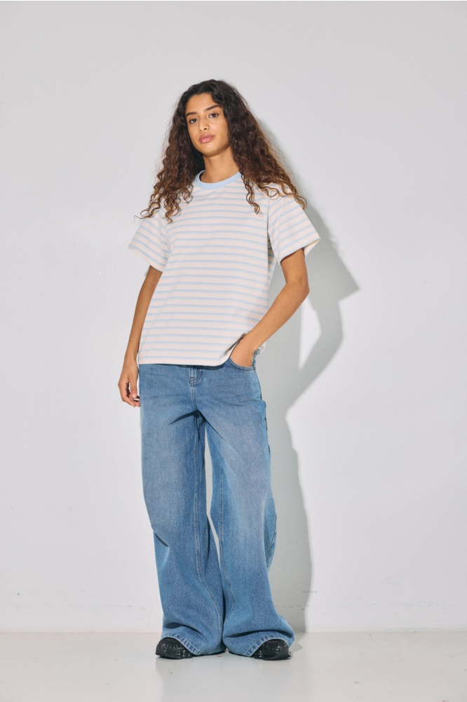 Noisy may beige dames t-shirt | Model