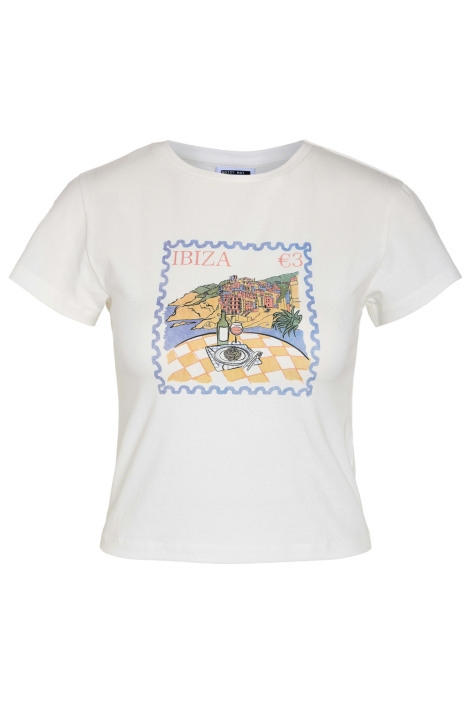 Noisy may witte dames t-shirt | Vooraanzicht