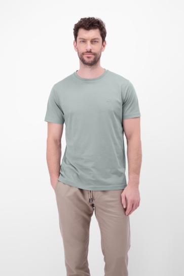 Lerros T SHIRT MET RONDE HALS VAN KATOEN 2623000 228