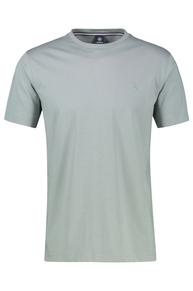 Lerros grijze heren t-shirt | Vooraanzicht