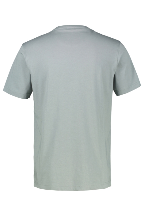 Lerros grijze heren t-shirt | Achteraanzicht