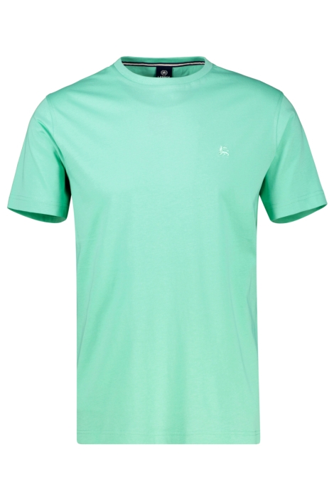 Lerros groene heren t-shirt | Vooraanzicht