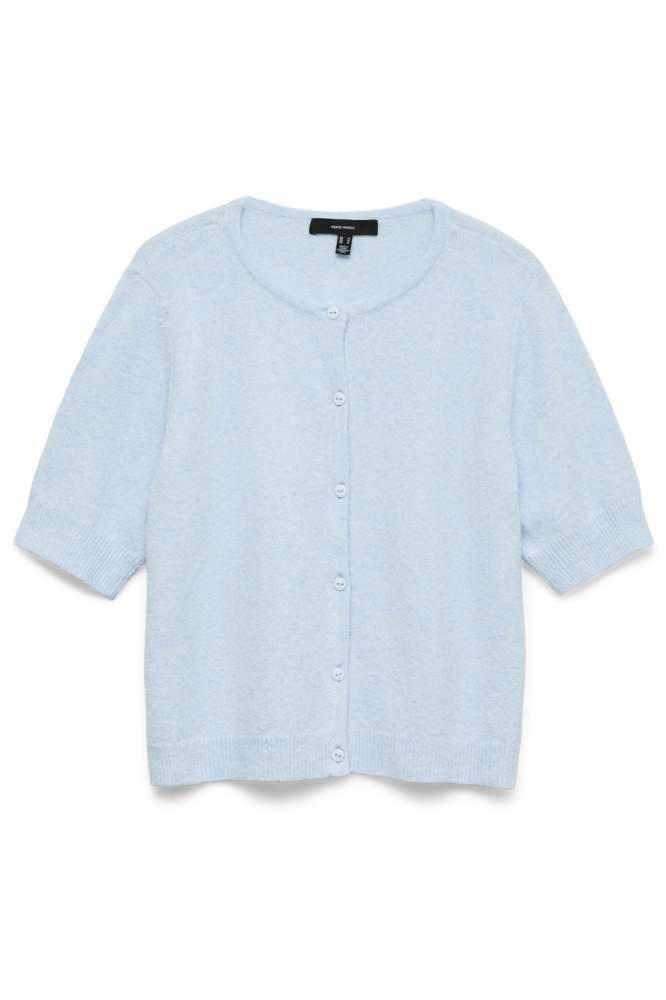 Vero Moda blauwe dames vest | Vooraanzicht