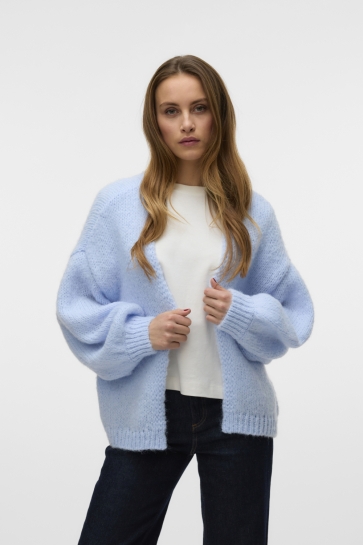 Vero Moda vmmaybe ls open cardigan noos Blauw