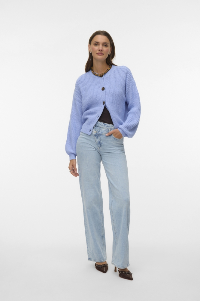 Vero Moda blauwe dames vest | Model