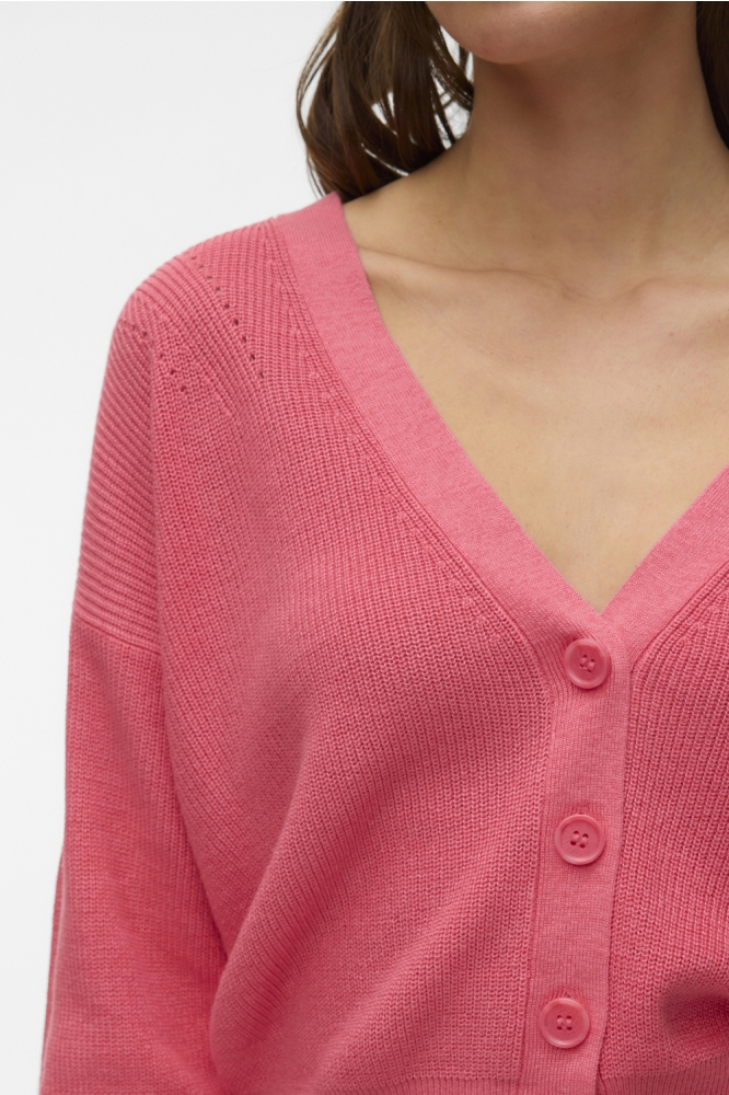 Vero Moda roze dames vest | Close up