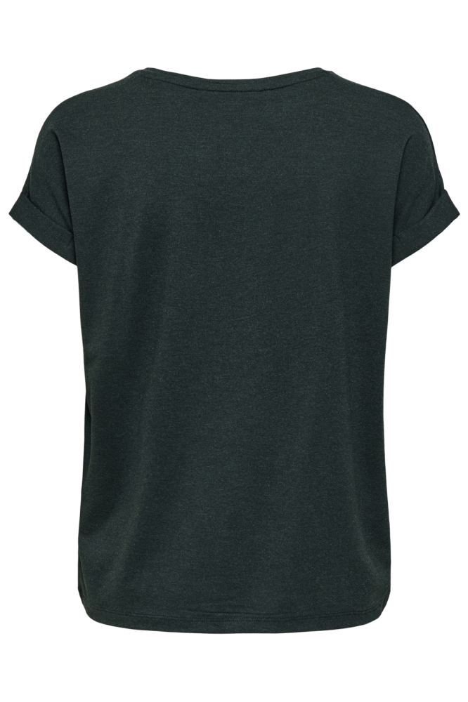 Only groene dames t-shirt | Achteraanzicht