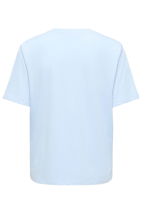 Jacqueline de Yong blauwe dames t-shirt | Achteraanzicht