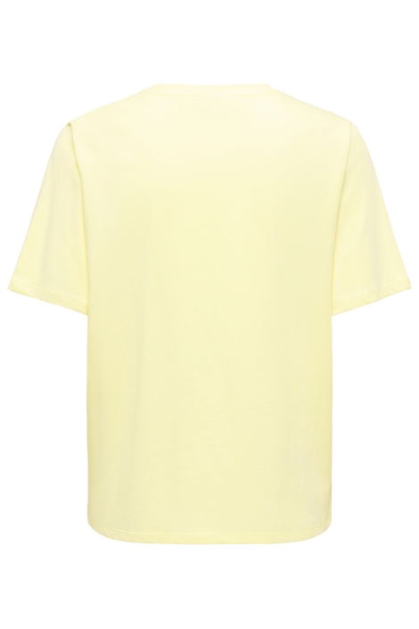 Jacqueline de Yong gele dames t-shirt | Achteraanzicht