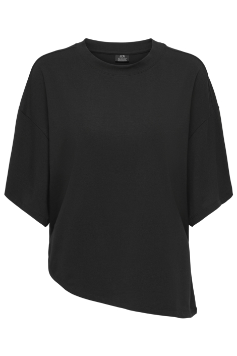Jacqueline de Yong zwarte dames t-shirt | Vooraanzicht