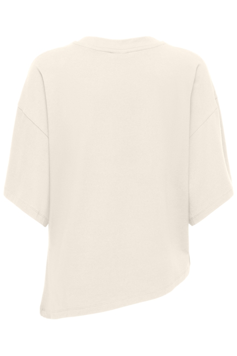 Jacqueline de Yong beige dames t-shirt | Achteraanzicht