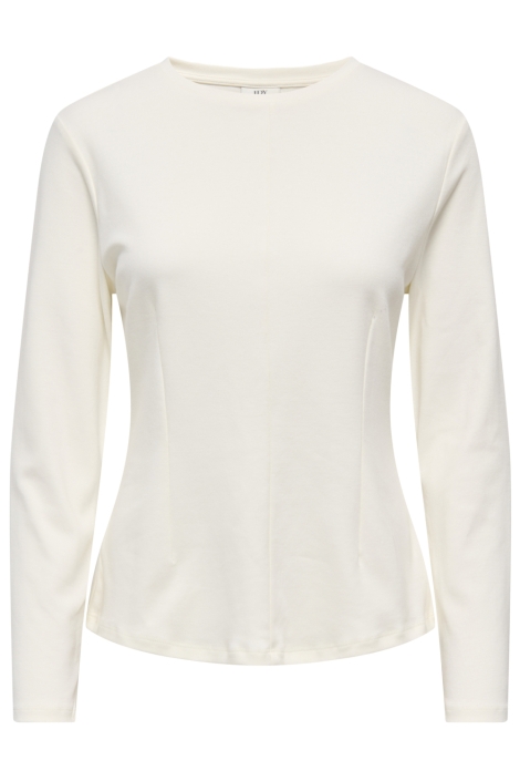 Jacqueline de Yong witte dames t-shirt | Vooraanzicht