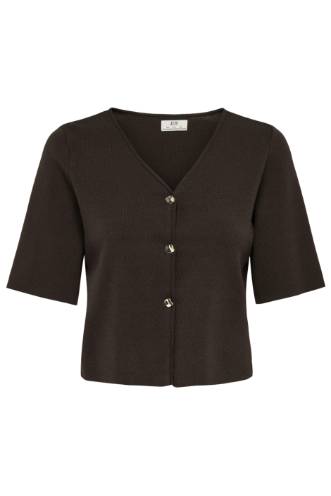 Jacqueline de Yong bruine dames vest | Vooraanzicht