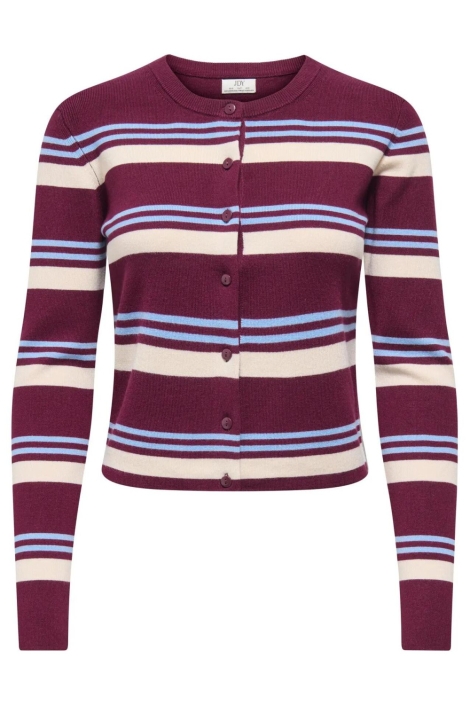 Jacqueline de Yong bordeaux dames vest | Vooraanzicht
