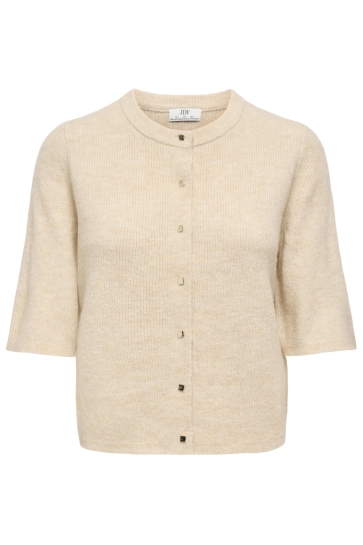 Jacqueline de Yong jdylumi life 3/4 on button cardigan Ecru