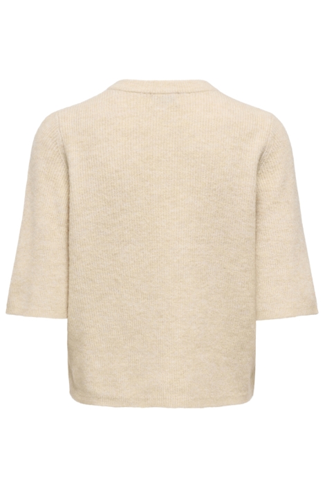 Jacqueline de Yong ecru dames vest | Achteraanzicht