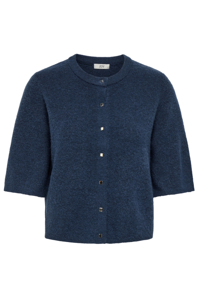 Jacqueline de Yong blauwe dames vest | Vooraanzicht