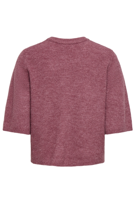 Jacqueline de Yong bordeaux dames vest | Achteraanzicht