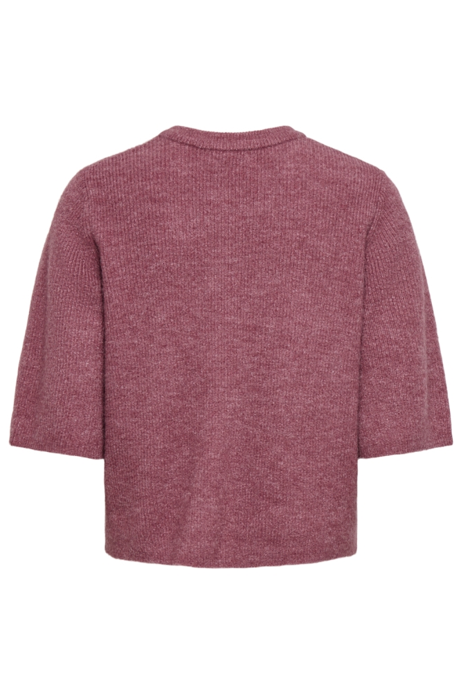 Jacqueline de Yong bordeaux dames vest | Achteraanzicht