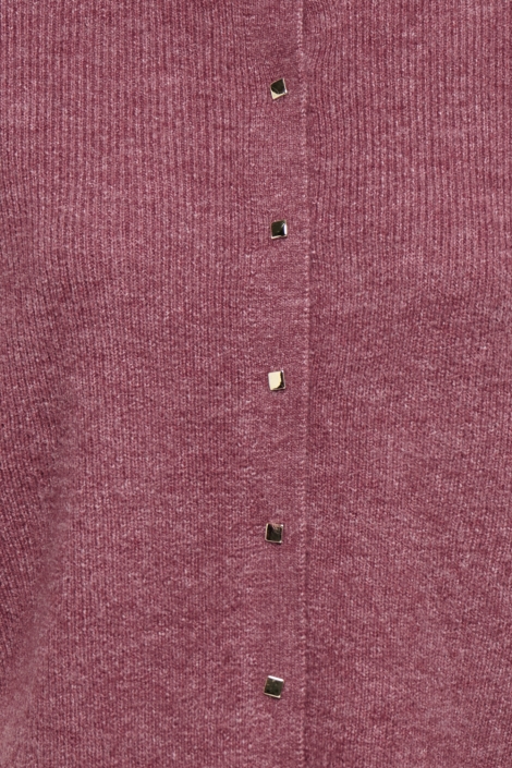 Jacqueline de Yong bordeaux dames vest | Close up